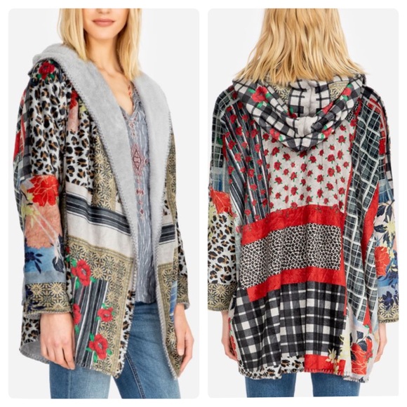 Johnny Was Sweaters - ✨ 1 Day Sale ✨ Johnny Was Paley Sherpa Hoodie. M